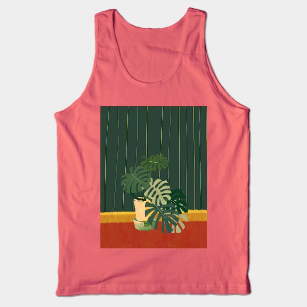 Monstera plants Tank Top by Mimie20